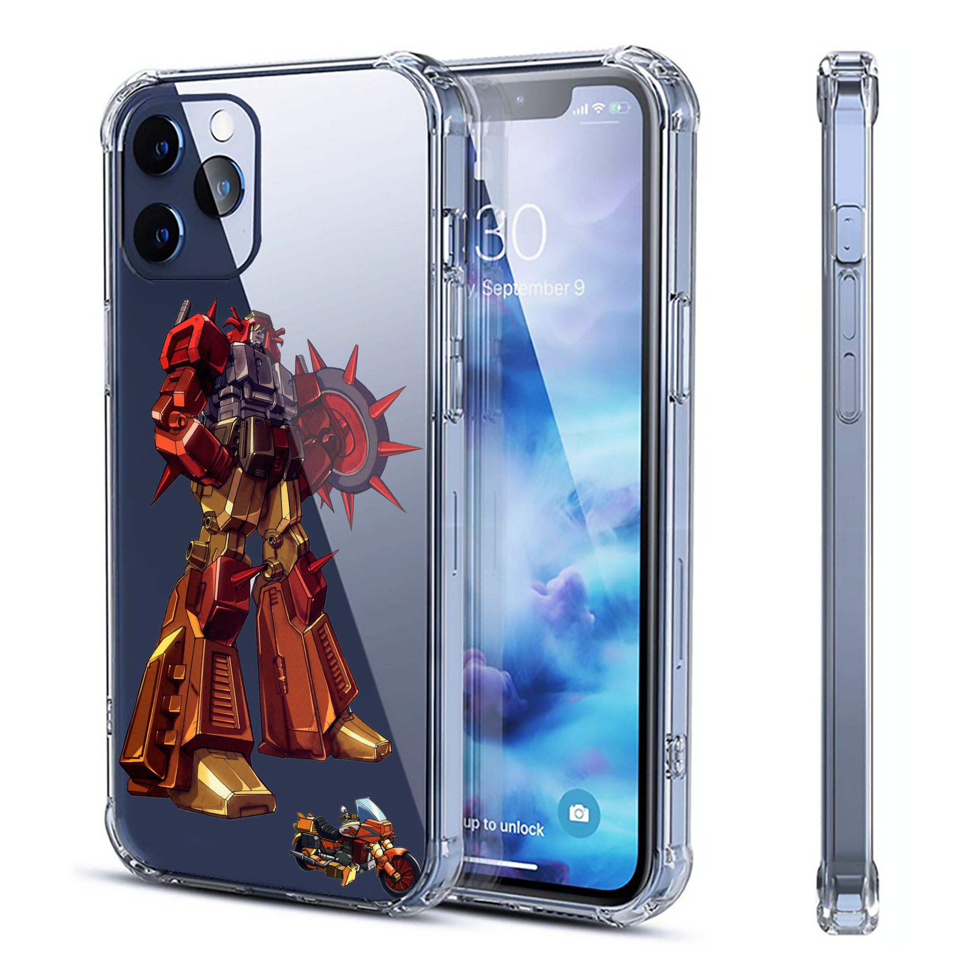 （画像用）  【iPhone 12シリーズ対応】透明スマホケース（クリアソフトケース）